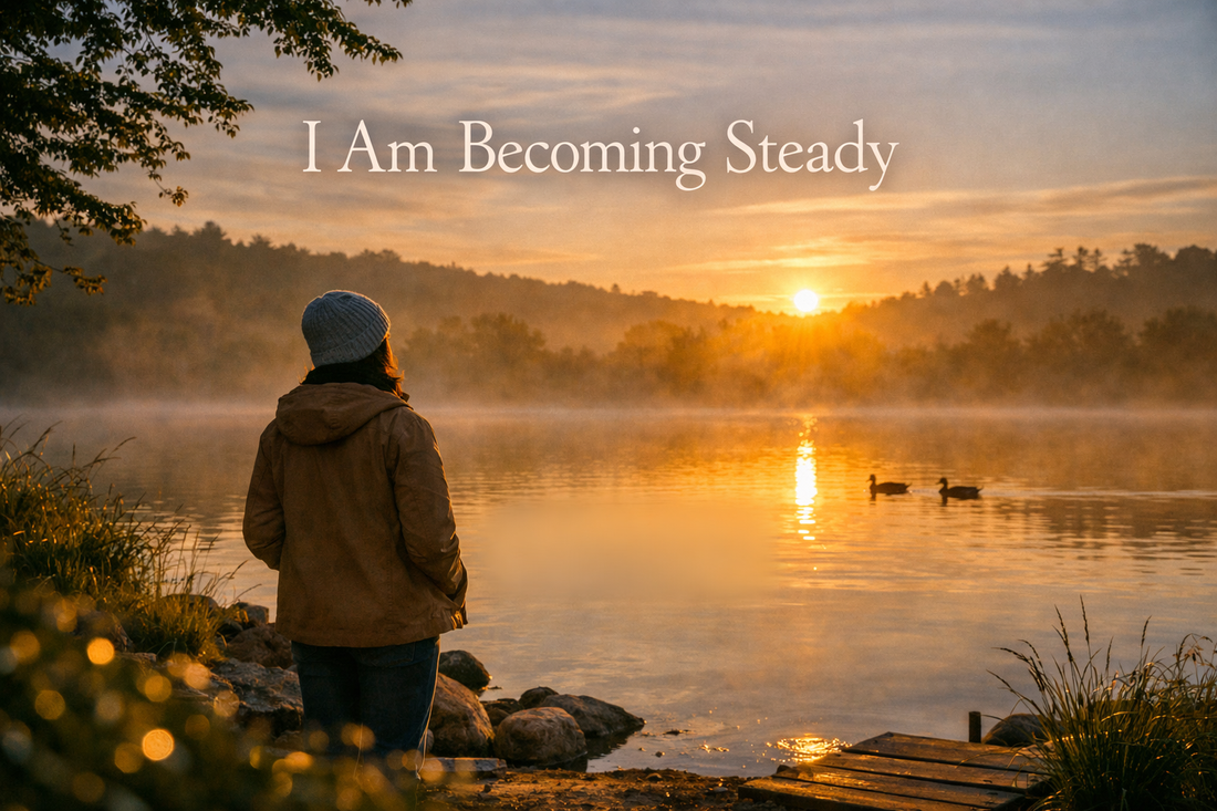 I Am Becoming Steady Jazzy Faith Designs