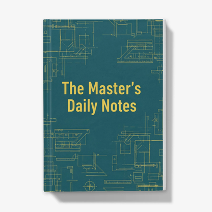 The Master's Daily Notes Christian Journal | Hardcover Faith Planner for Purpose JazzyCrafting