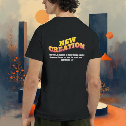 The "New Creation" UK Heavy Cotton Tee - Jazzy Faith Designs